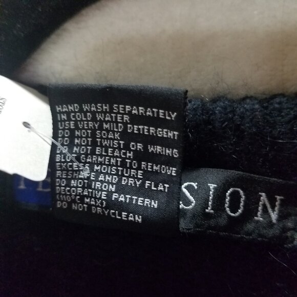 IB Diffusion Womens M Black Silvers Silk Sweater Sequins Beaded Front NWT Vntg‎ - Picture 12 of 14